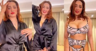 Aditi Mistry Nude Zebra Bikini Nipple Live Part 1