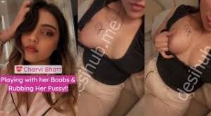 Charvi Bhatt Nude Video Boobs Out Playing with Her Nipples