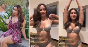 Divya Mistry First Live In Transparent Lingerie Part 2