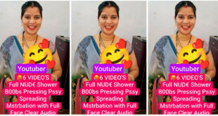 Famous YouTuber Shevnee Fully Nude Shower Video Leaked Pressing Her Boobs with Full Face