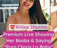 Insta Influencer Ritika Sharma Nude Dance Jiggling Her Big Boobs with Sexy Face