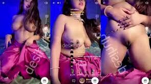 Super Hot Tango Model Janisha Most Demanded Nude Video Teasing & Stripping Full Naked Pressing her Tits Live to her Fans